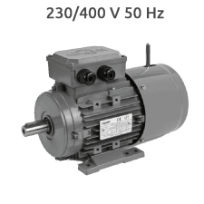 2p-MSEF713 Motor trifasico 1 CV 3000 RPM con freno electrico