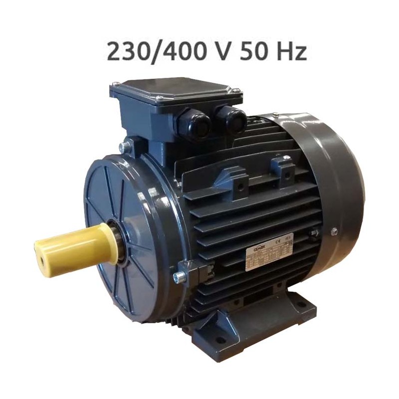 8-IE3 MS90S Motor 0,37 KW 0,5 CV 750 RPM Trifasico IE3 CEMER