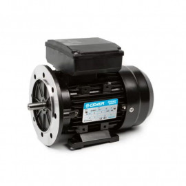 4-IE2-MJLED802-B35 Motor 0,75 KW 1 CV 1500 RPM Monofasico Alto par de arranque CEMER