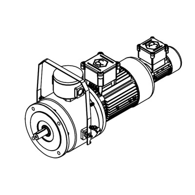 MOTOR 3 CV 2,2 KW 1500 RPM IE3 ATEX + FRENO + VENTILACION RAEL
