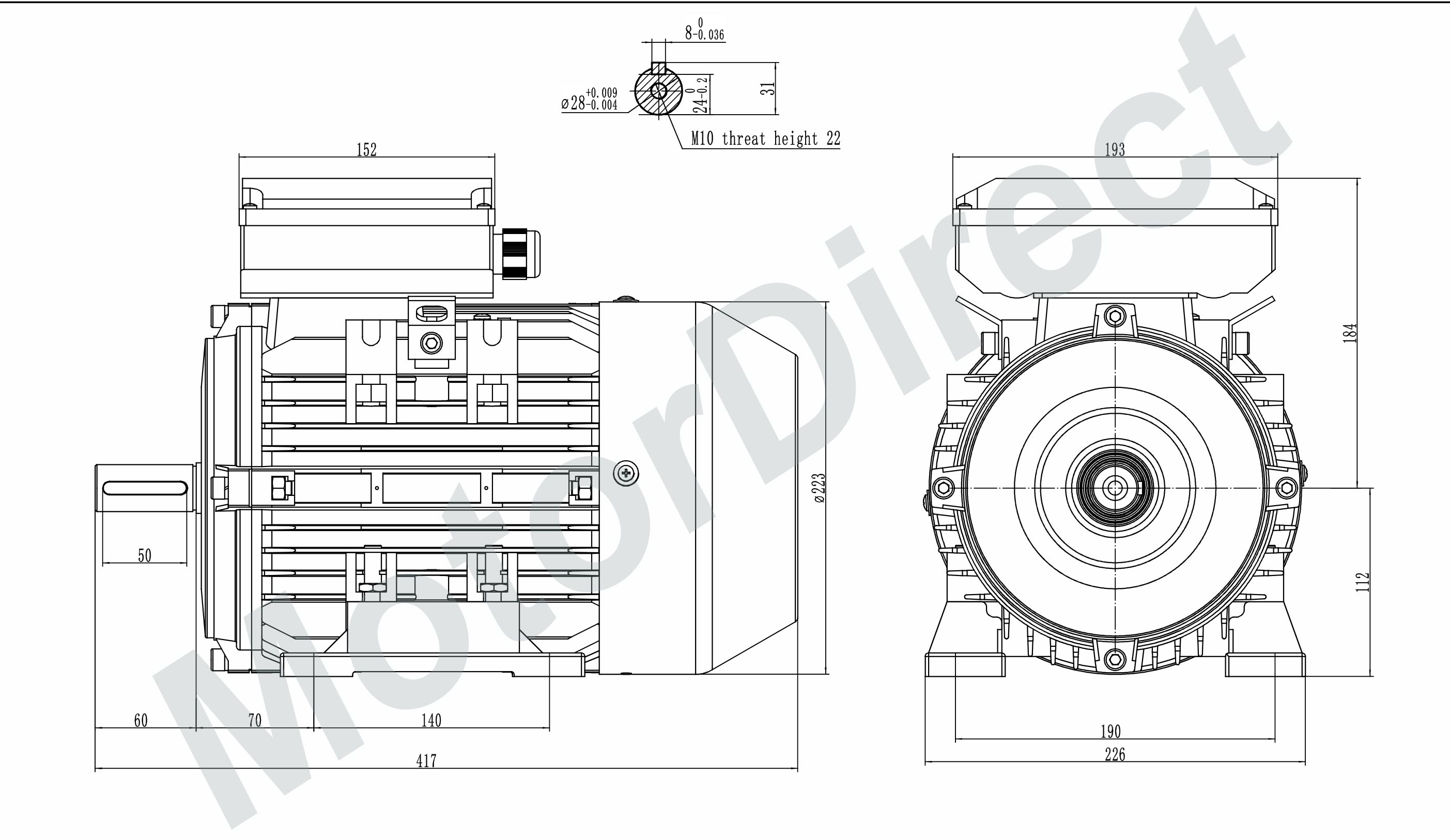 IE2-MJLED 90L B3